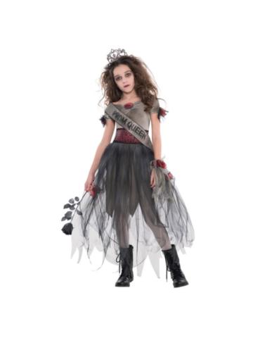 Strój Zombie Sukienka 164/168 996998BZ kostium Królowa balu halloween