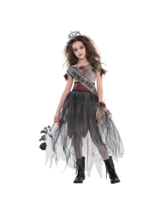 Strój Zombie Sukienka 158/164 996997BZ kostium Królowa balu halloween