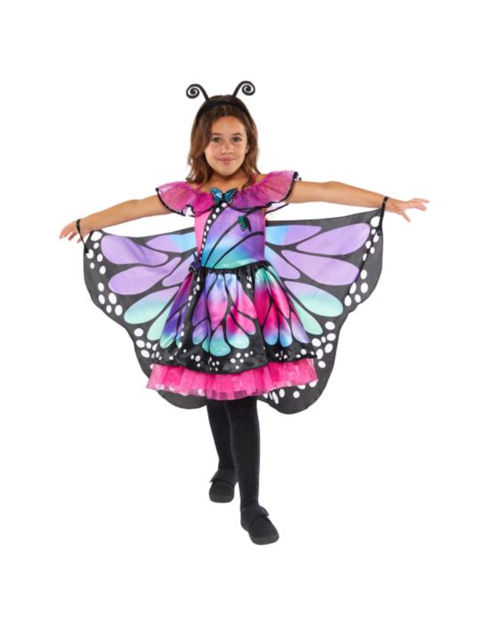 Strój Motyl Motylek 146/152 9919048BZ Kolorowa sukienka motyla