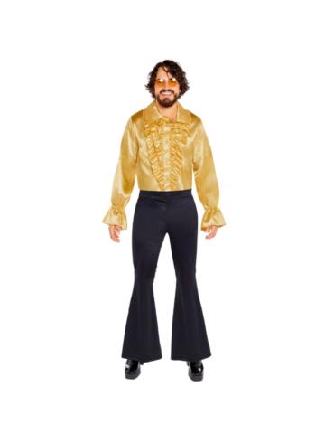 Koszula Disco Złota XL 9918526BZ satynowa koszula lata 70