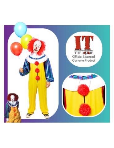 Strój Klauna Pennywise TO XL 9912539BZ kostium halloween