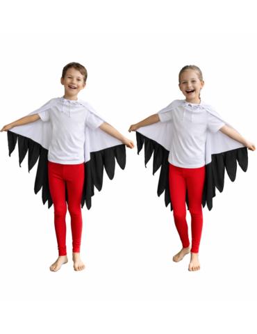 Strój Bocian Bociek ST116 ONE SIZE Peleryna Ptak Wiosna Łąka