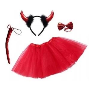 Strój Diablica ZESTAW ze spódnicą ST621