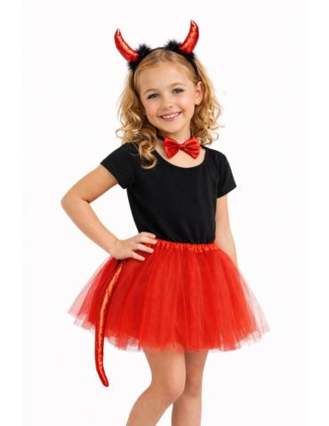 Strój Diablica ZESTAW ze spódnicą ST621