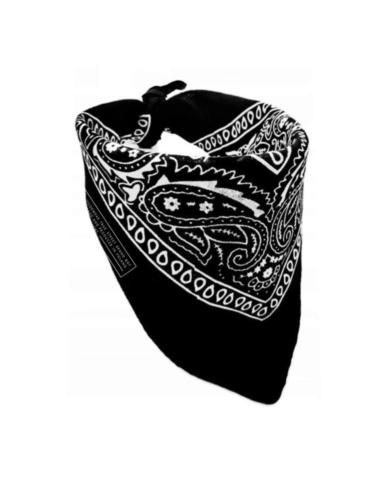 Bandamka Chusta Kowbojska Czarna CA071 pin-up apaszka bandanka
