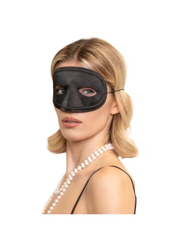 1 Maska Karnawałowa Czarna 168189 gładka na oczy