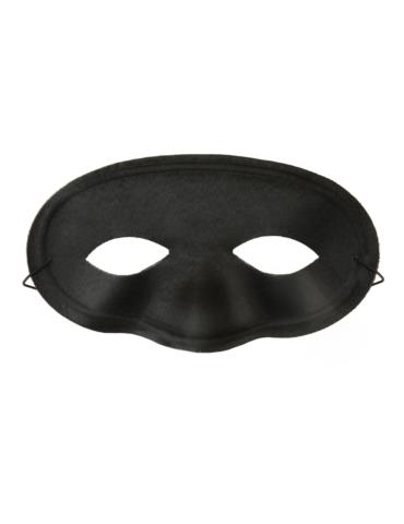 1 Maska Karnawałowa Czarna 168189 gładka na oczy