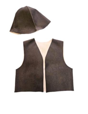 Strój Pastuszek Zestaw ST631 134/140 Kamizelka z Czapką