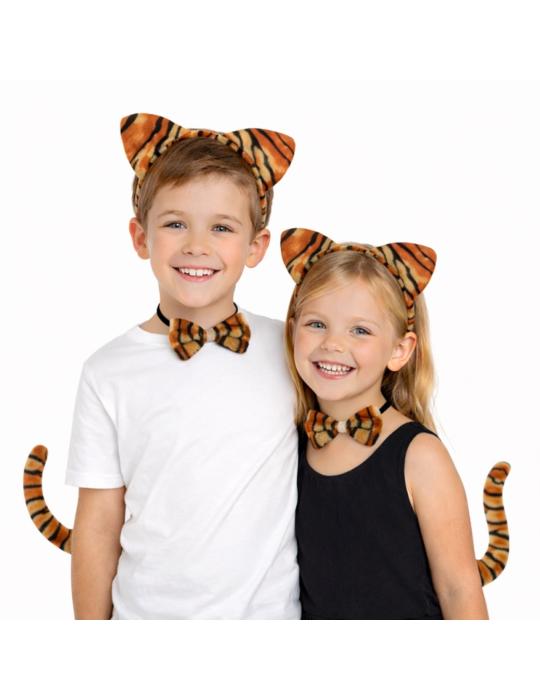 Zestaw Tygrys Tygrysa Opaska TC52433A Ogon Zoo zwierzęta