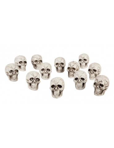 DEKORACJA CZASZKA 4X3CM 12SZT. 74390