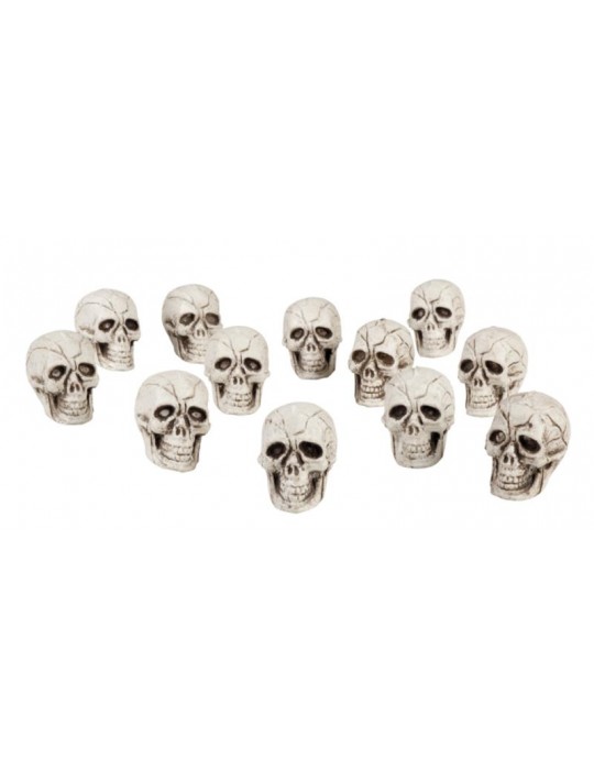 DEKORACJA CZASZKA 4X3CM 12SZT. 74390