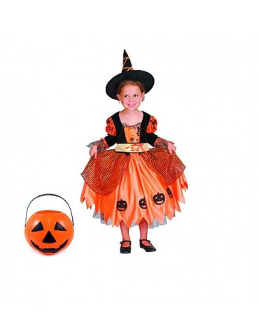 Strój Czarownica Dynia ST 739 110-116
