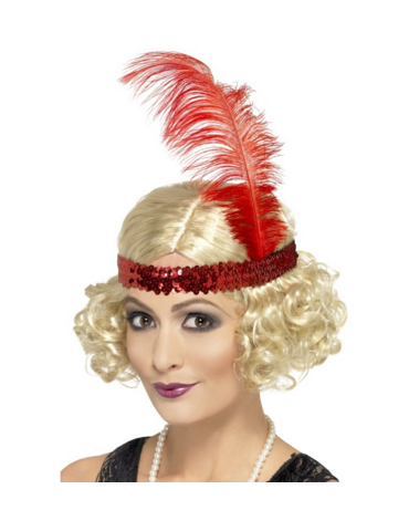 Opaska Lata XXte CA107 czerwona