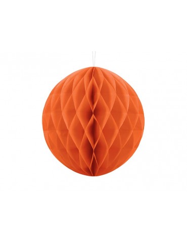Kula bibułowa, pomarańcz, 30cm, 1szt.