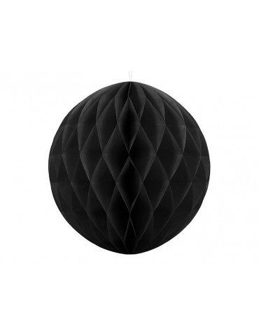 Kula bibułowa, czarny, 40cm, 1szt.