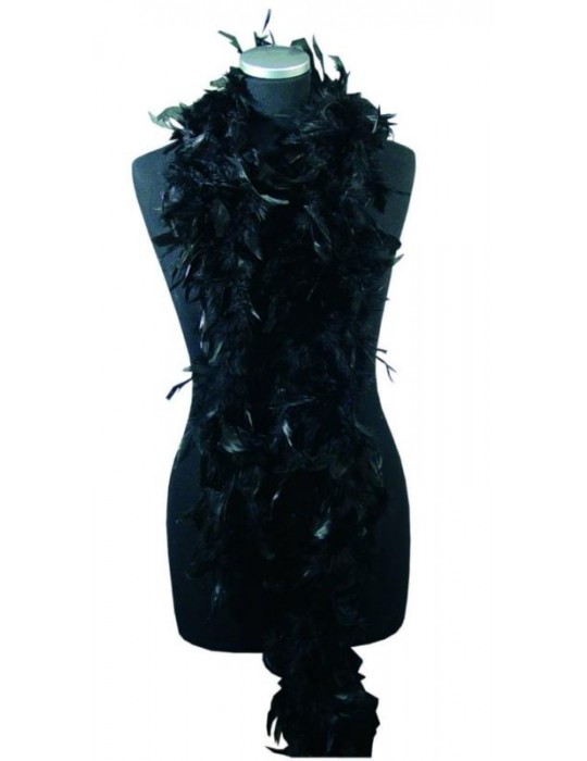 Szal Boa Czarny 2 m lux CA 029