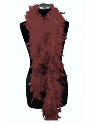 Szal Boa Brązowy CA 029