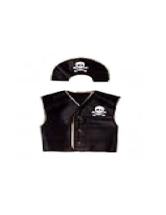 Strój Kamizelka Pirata z Czapką 122-128