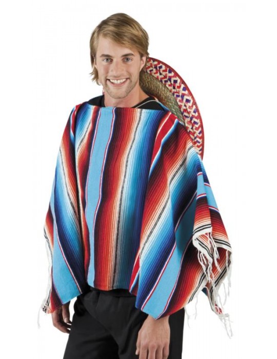 Ponczo meksykańskie 120 x120 cm 95480