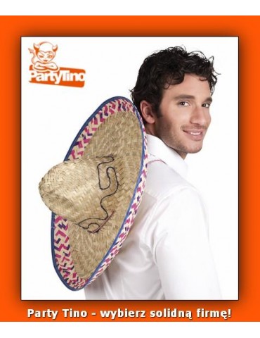 Sombrero meksykań skie 53 cm 95424