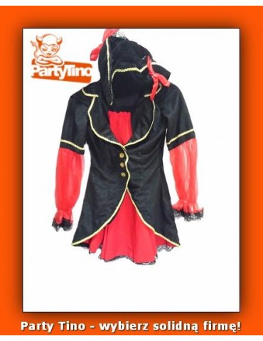 Ad Strój Piratka Czerwona 38