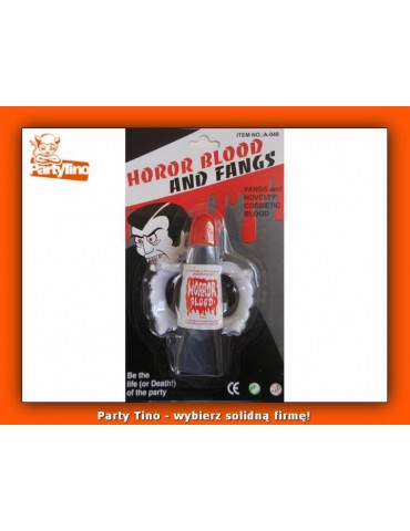 SZCZĘKI WAMPIRA Z KRWIĄ PT 025