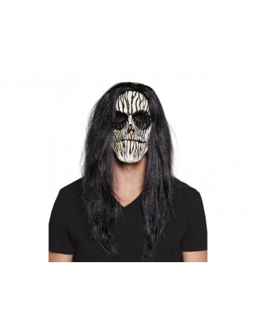 Maska Lteksowa Voodoo z Włosami 97558
