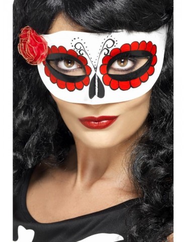 Maska Halloween Meksyk z różą 27854