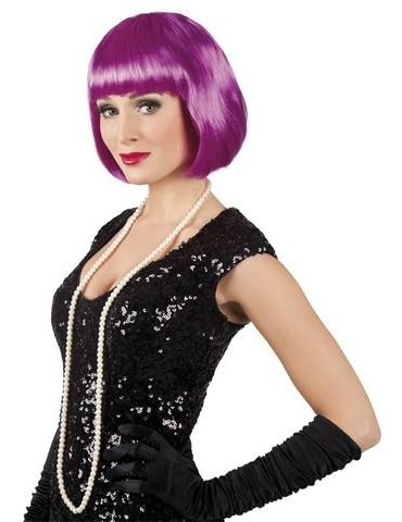 Peruka Krótka Super FIOLET 85891