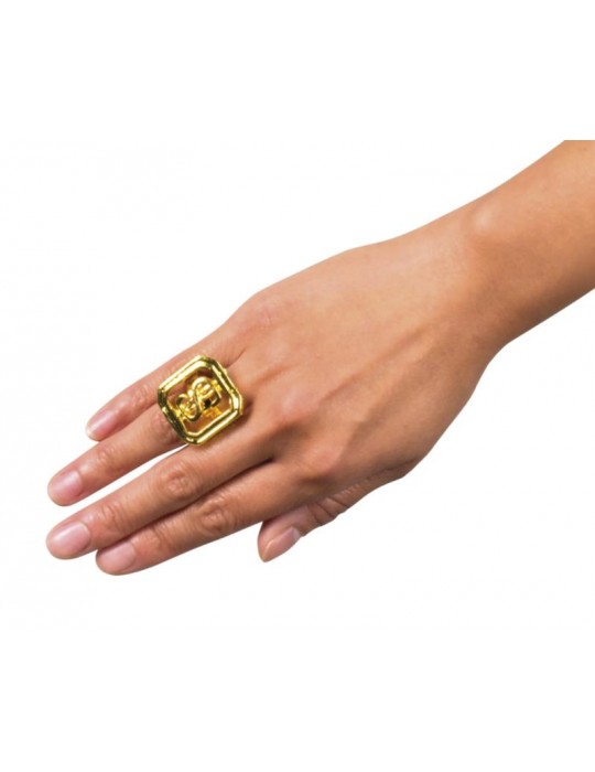 Pierścionek sygnet Dolar 64400