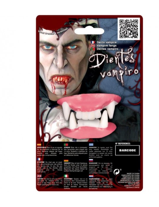 Szczęki Wampira zęby góra i dół LUX 2191