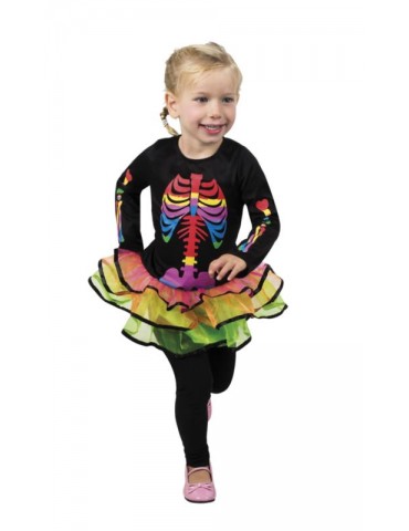 Strój Kościotrup sukienka ST 754 98/104 DOSTĘPNE OD 10.10.2017