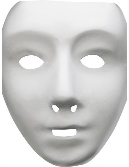Maska biała twarz do malowania PM 013