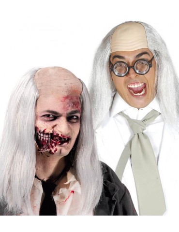 Peruka łysina z długimi włosami 4822