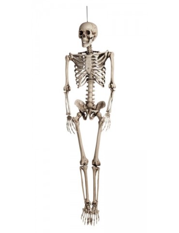 Dekoracja szkielet wiszacy 160 cm 74515
