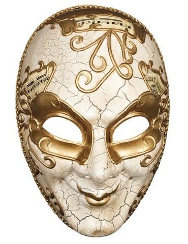 Maska Wenecka Złota LUX 00300