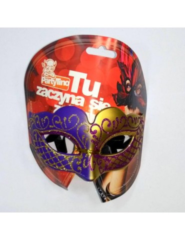 Maska Wenecka kolor fiolet PM 033F