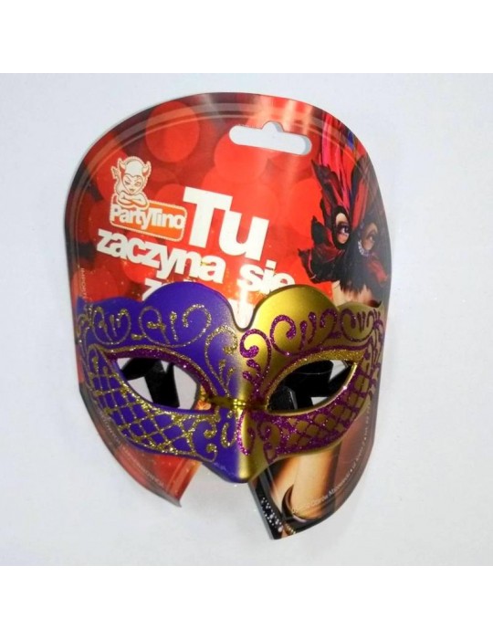 Maska Wenecka kolor fiolet PM 033F