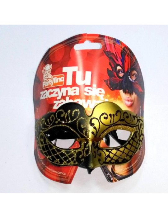 Maska Wenecka kolor czarna PM 033Z