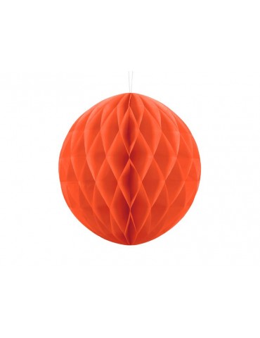Kula bibułowa, pomarańcz, 30cm, 1szt.