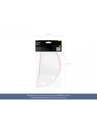 Kula bibułowa, pomarańcz, 30cm, 1szt.