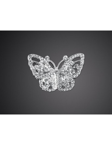 Broszki ozdobne małe Motyle, 20 x 30mm, 50op.