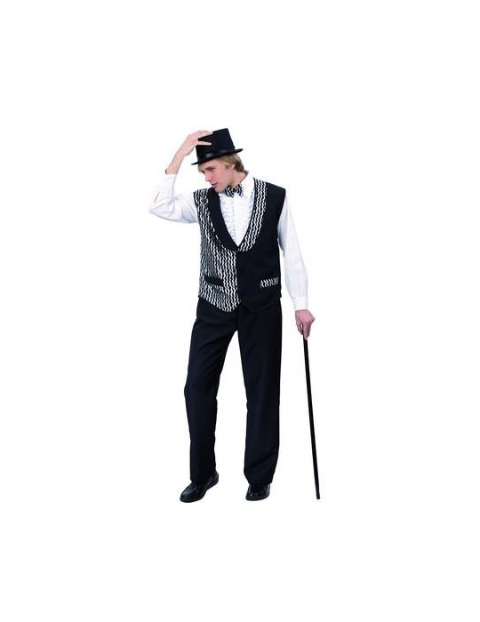 Ad Strój Kamizelka z muchą Srebr ML87104