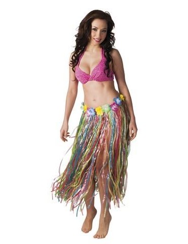 Spódnica Hawajska Długa 80cm 52402 mix kolorów kolorowa
