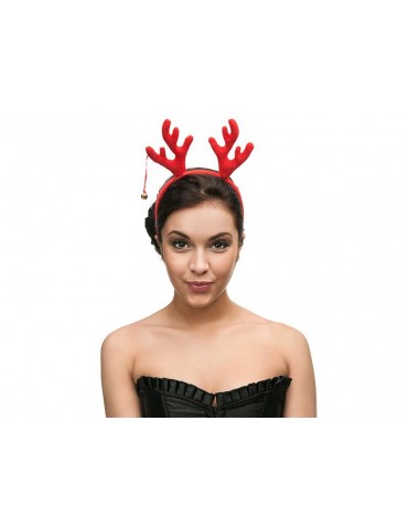Opaska Renifer, czerwony, 1szt.