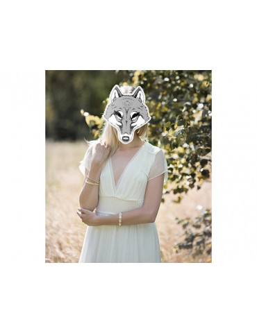 Maska Wilczyca, 26 x 29cm, 1szt.