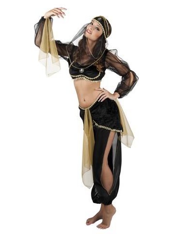 Ad Strój Arabka Super Czarna 83563 L/XL