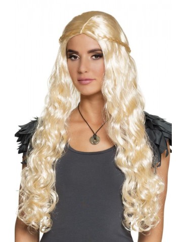 Peruka Długa Blond Fale Gra o Tron 85849 Daenerys Targaryen Hipiska Anielska Anioł