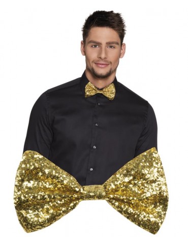 Mucha złota z brokatem 53110