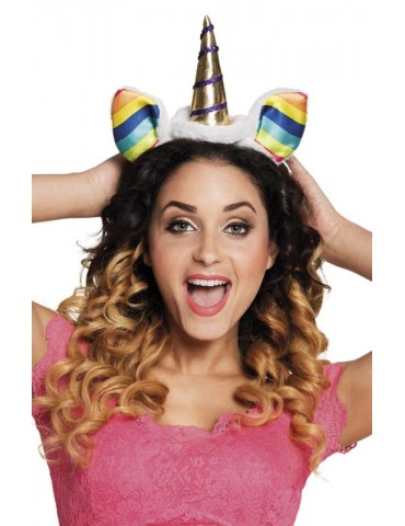 Opaska jednorożec TĘCZA 04249